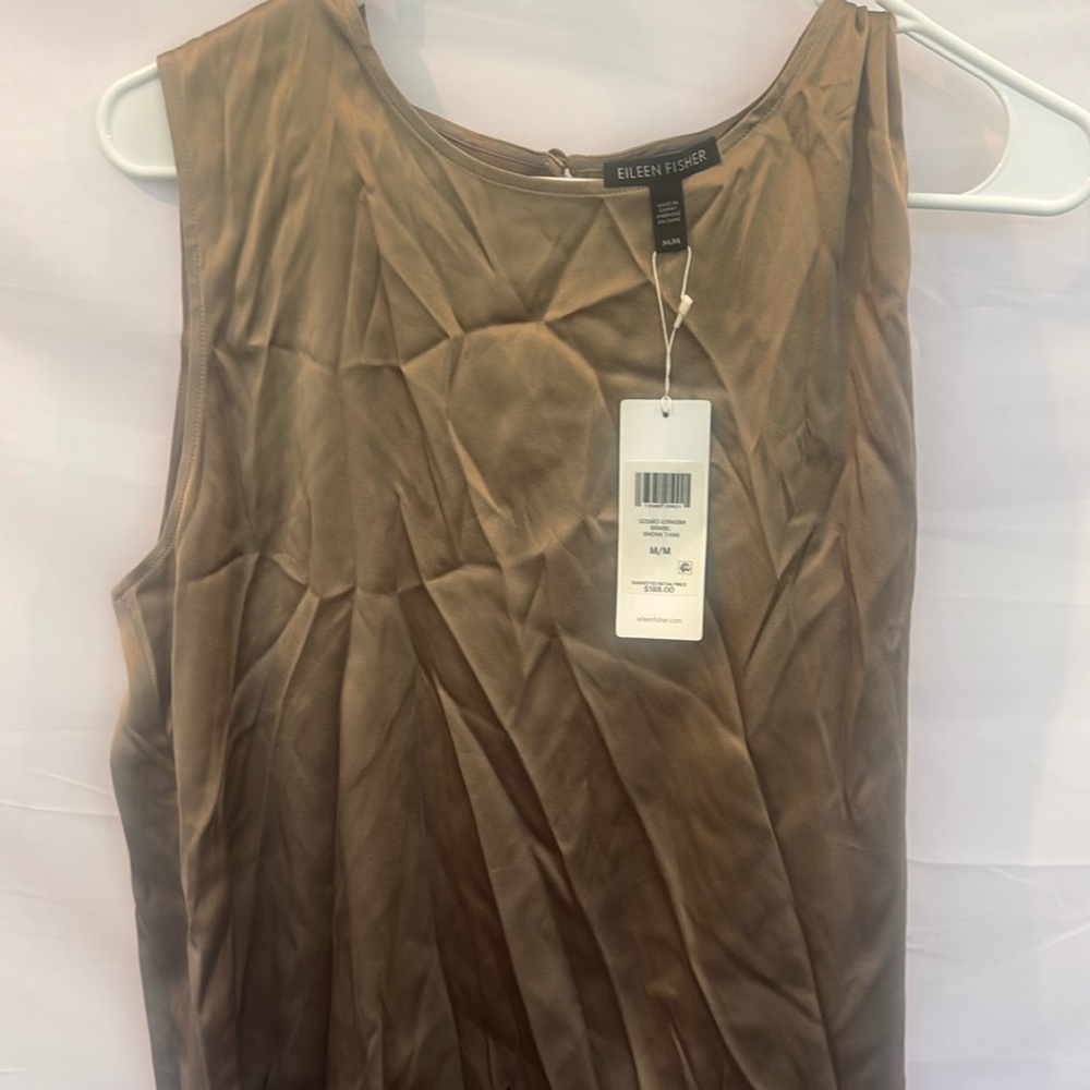 ✨ Eileen Fisher Silk Tank Top – Size M – NWT